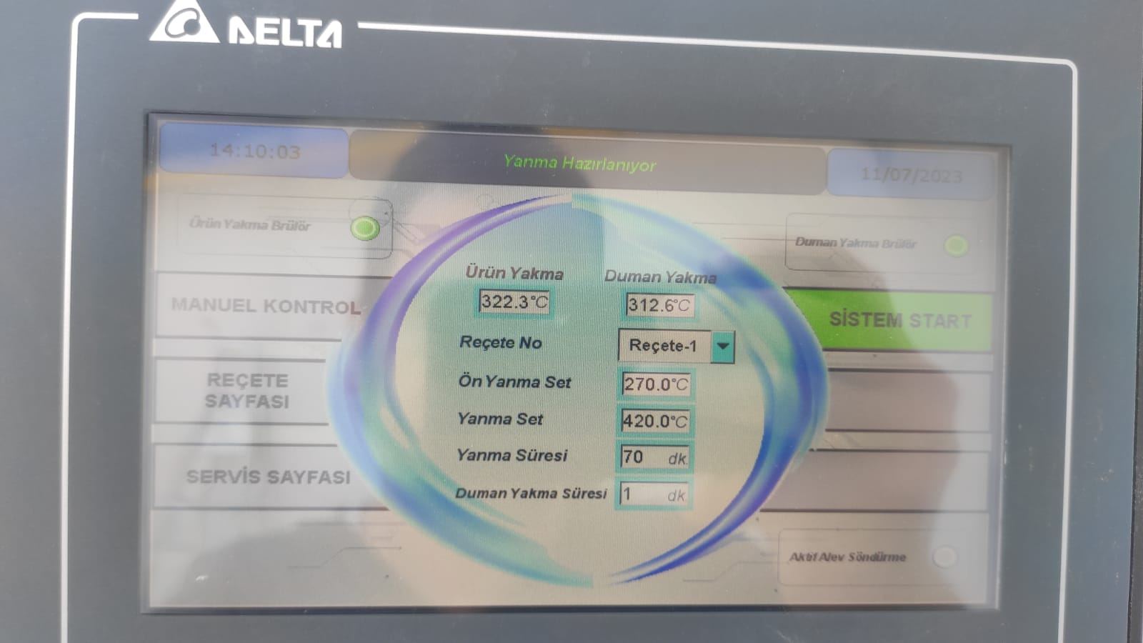 Askı Yakma Fırını